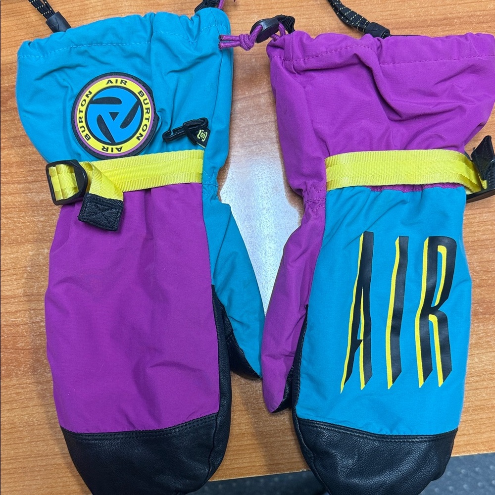 Burton Air Blue and Purple Mittens
